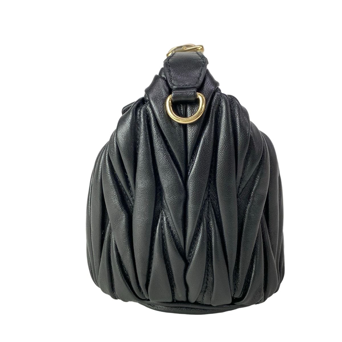 Miu Miu Matelasse Black Mini Bag Leather — view 2