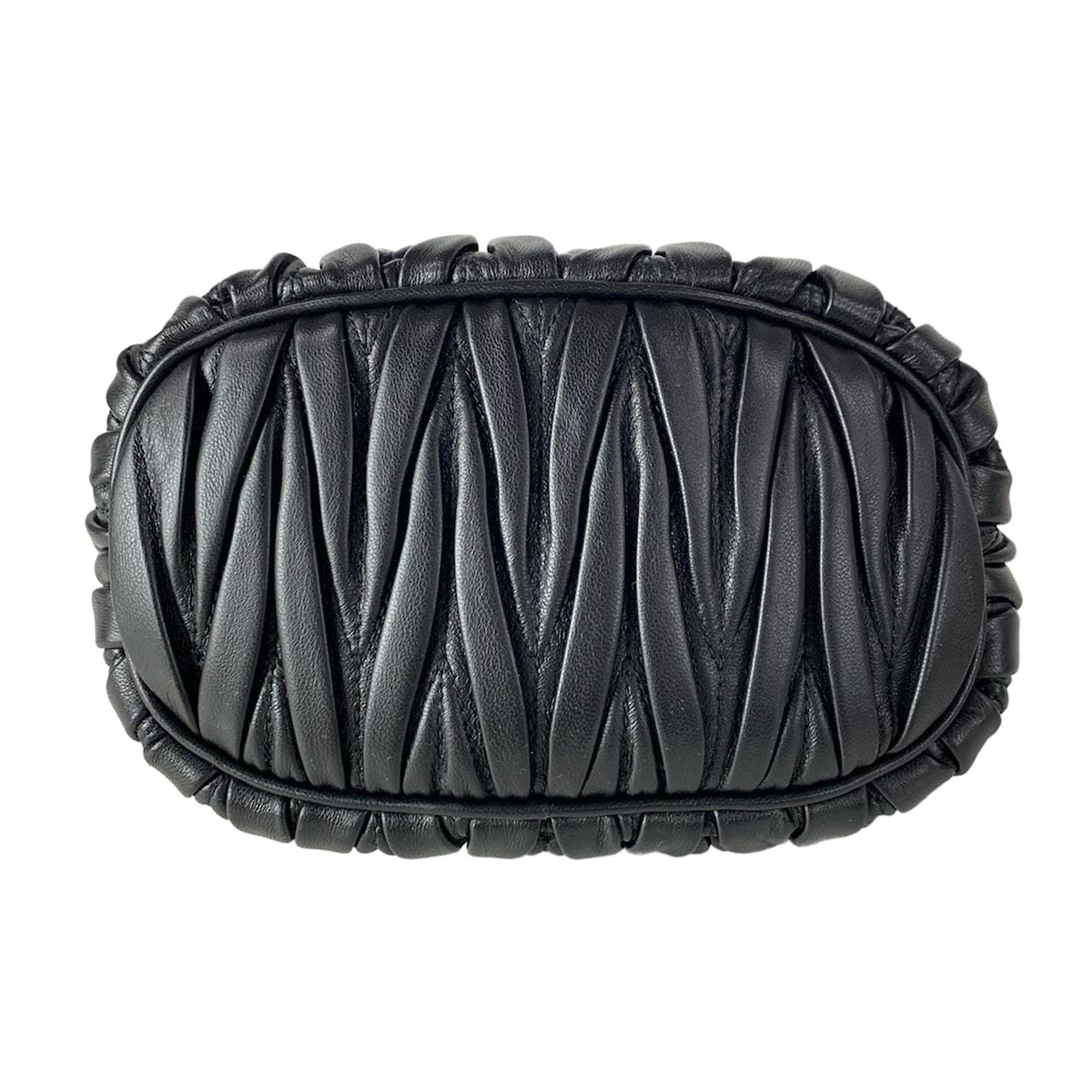 Miu Miu Matelasse Black Mini Bag Leather — view 5