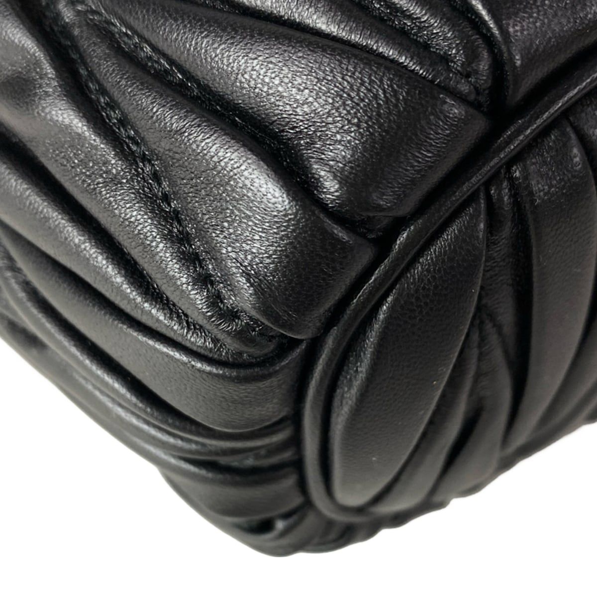 Miu Miu Matelasse Black Mini Bag Leather — view 8