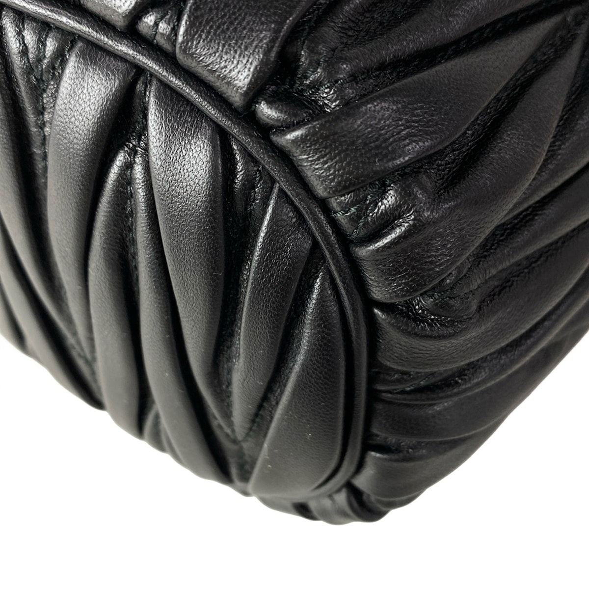 Miu Miu Matelasse Black Mini Bag Leather — view 7
