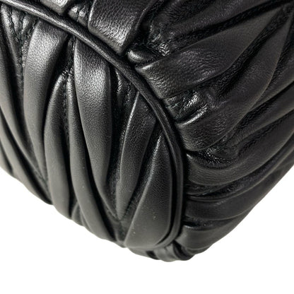 Miu Miu Matelasse Black Mini Bag Leather — view 7