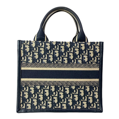 Dior Tote Book Small Dark Navy Beige — view 3