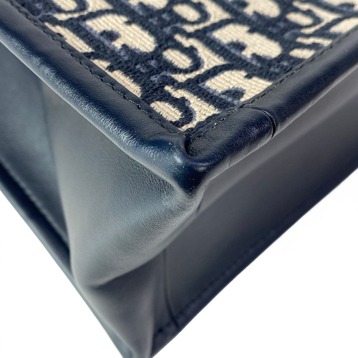 Dior Tote Book Small Dark Navy Beige — view 7