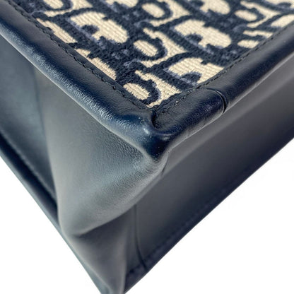 Dior Tote Book Small Dark Navy Beige — view 7