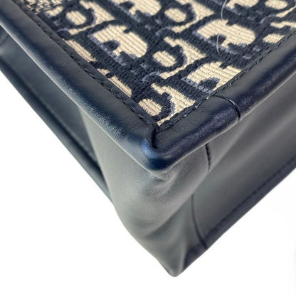 Dior Tote Book Small Dark Navy Beige — view 6