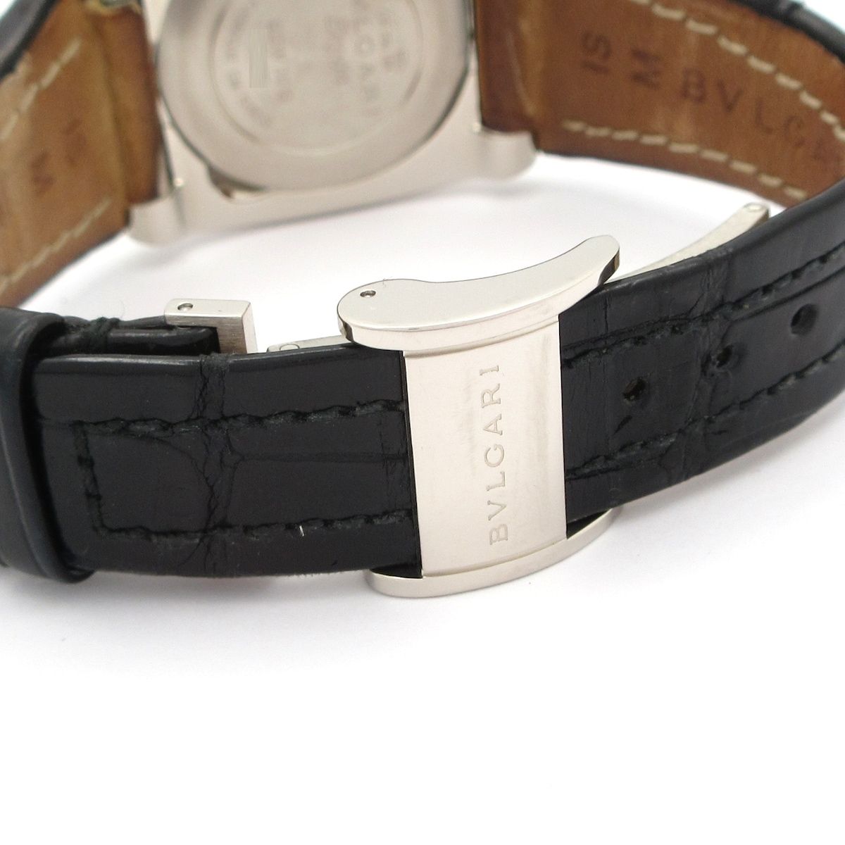 Bvlgari Watch Ergon Sukhumvit 18k White Gold Leather Gray — view 6