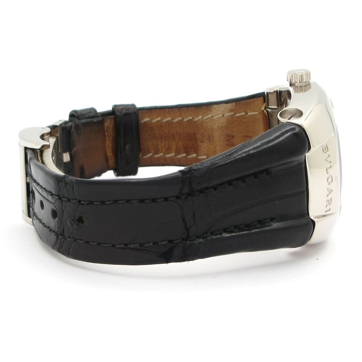 Bvlgari Watch Ergon Sukhumvit 18k White Gold Leather Gray — view 5