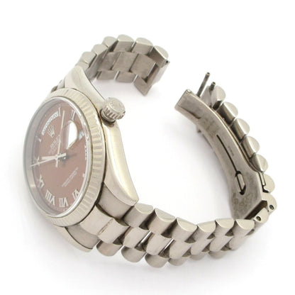 Rolex Watch Day Date White Gold WG 22 Frames Required OH Blanc's Havana — view 2