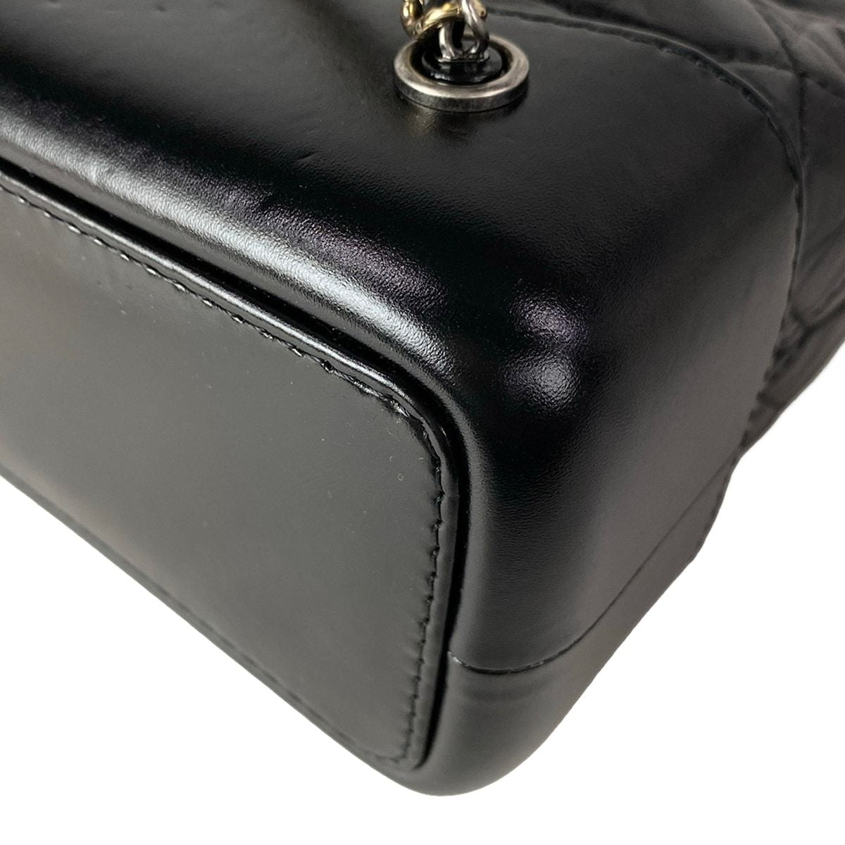 Chanel Backpack Gabriel de Black Drawstring Chain Shoulder 4 Colors Silver Gold — view 9