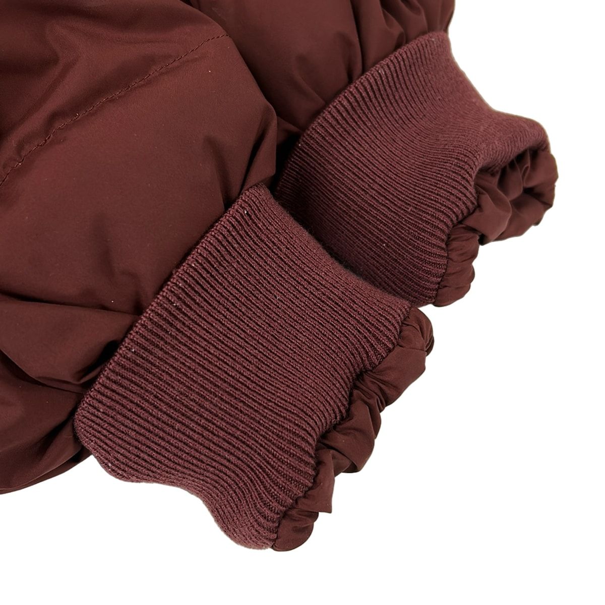 Hermes Down Jacket 38 M Bordeaux Long Sleeve Zip Up Series Button Winter — view 8