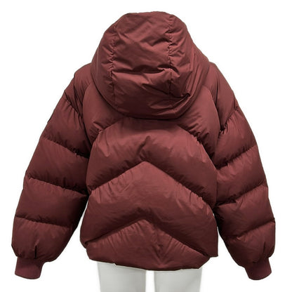 Hermes Down Jacket 38 M Bordeaux Long Sleeve Zip Up Series Button Winter — view 2