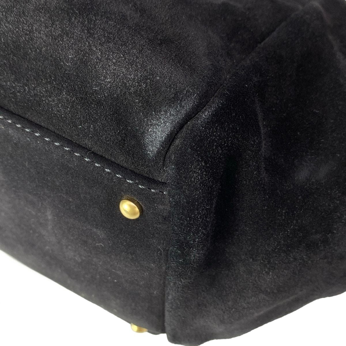 Chanel Shoulder Bag Black CC Logo Matt Togo Chain Flap — view 7