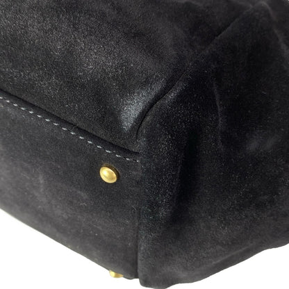 Chanel Shoulder Bag Black CC Logo Matt Togo Chain Flap — view 7