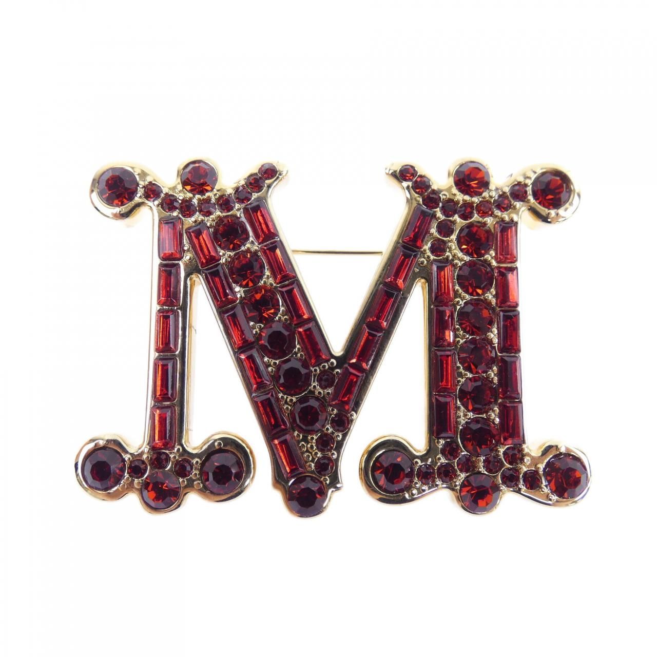 Max Mara Brooch Gold
