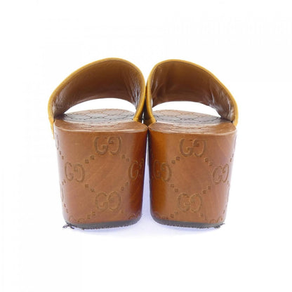 Gucci Adidas Sandals Brown — view 5