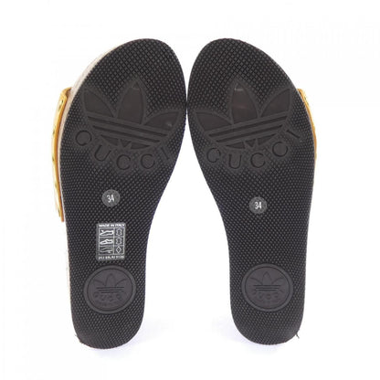 Gucci Adidas Sandals Brown — view 4