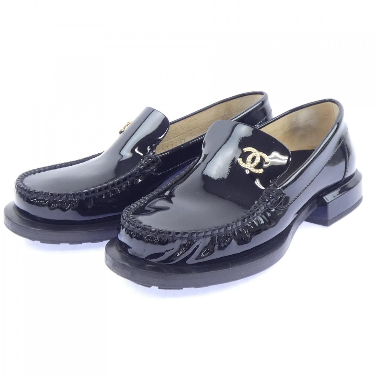 Chanel Loafers Shoes Black — view 3
