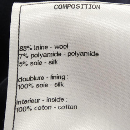 Chanel Collarless Jacket Navy — view 3