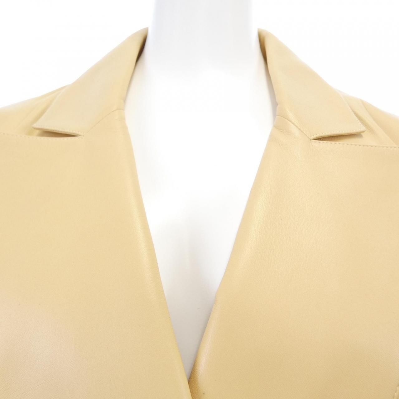 Chanel Vintage 06c Leather Coat — view 5