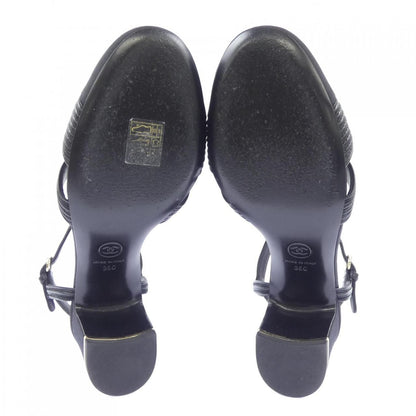 Chanel Open Shoes Sneakers Black — view 4