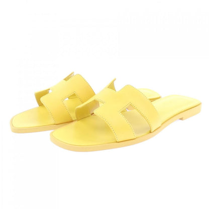 Hermes Oran Sandals Yellow — view 3