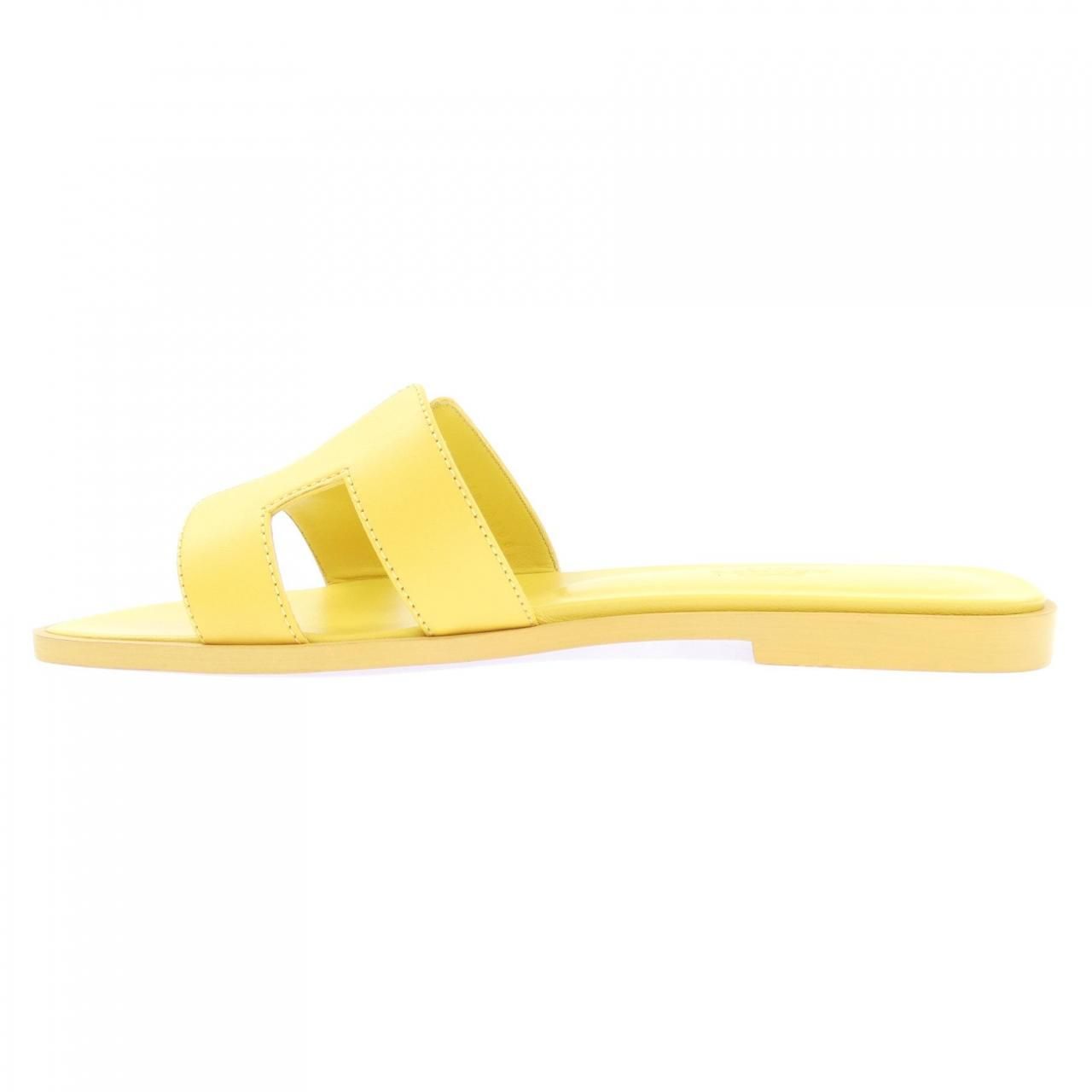 Hermes Oran Sandals Yellow — view 2