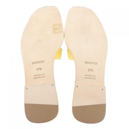 Hermes Oran Sandals Yellow — view 4