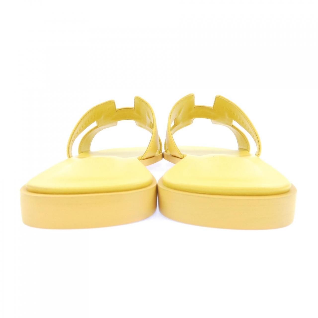 Hermes Oran Sandals Yellow — view 5