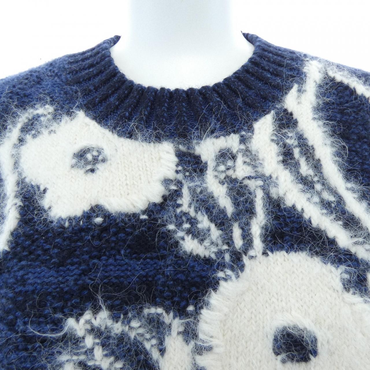 Chanel Knit Sweater Navy — view 6
