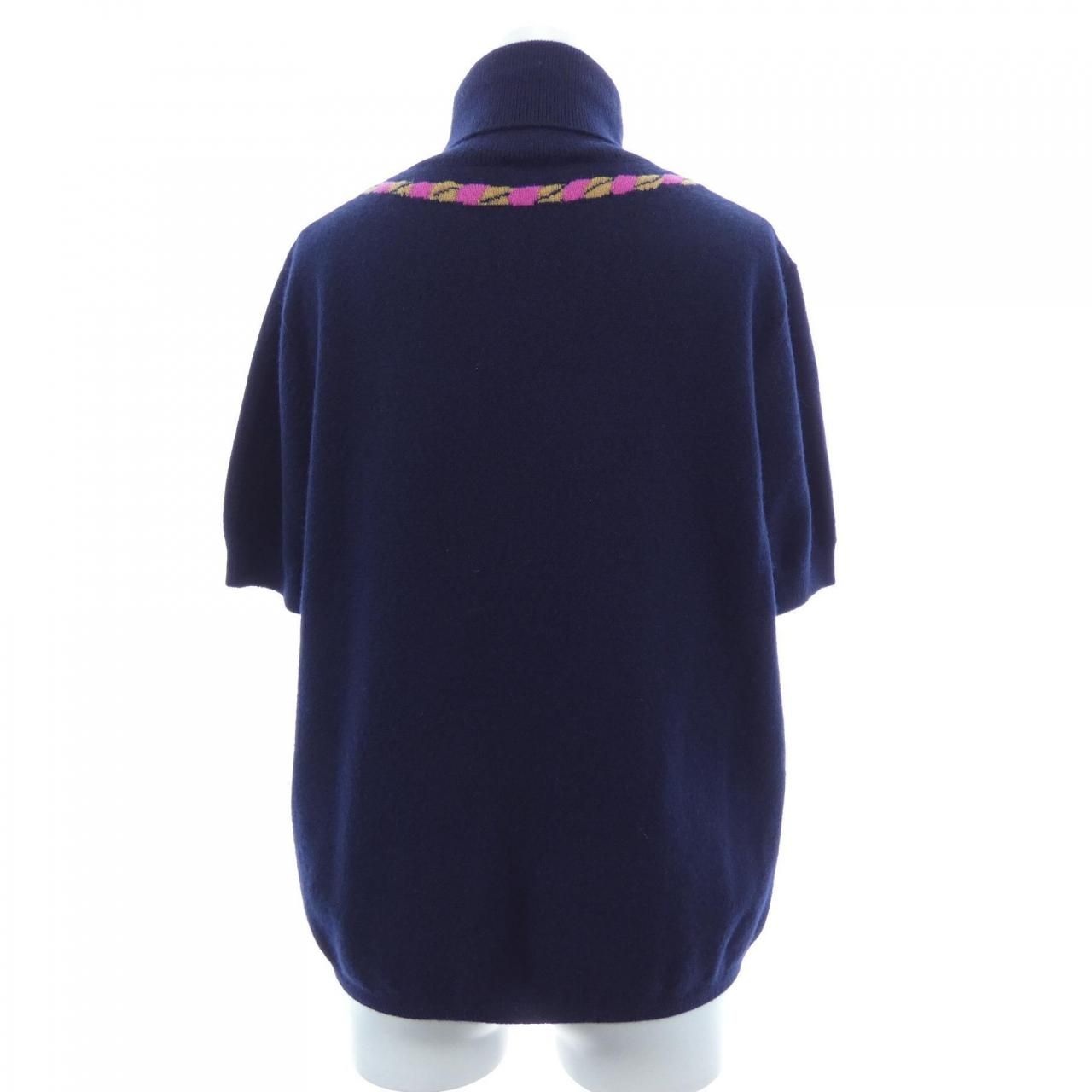 Chanel Knit Sweater Navy — view 2