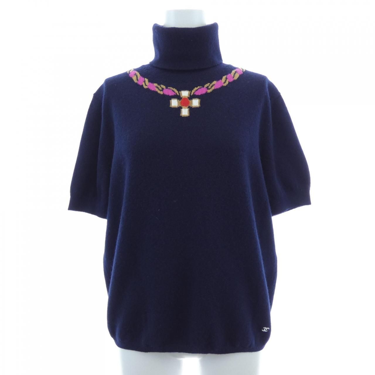 Chanel Knit Sweater Navy