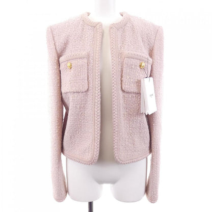 Celine Collarless Jacket Pink