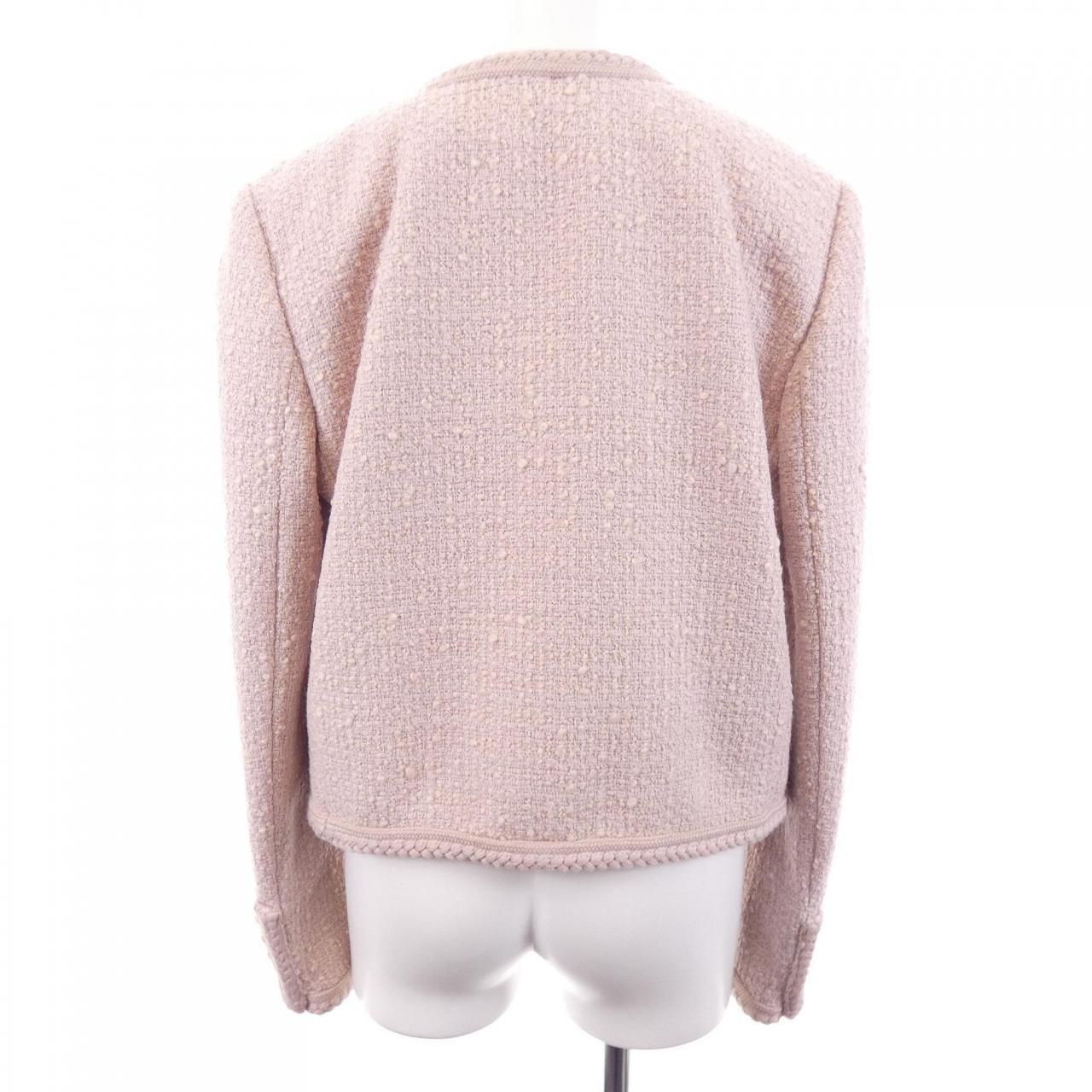 Celine Collarless Jacket Pink — view 2