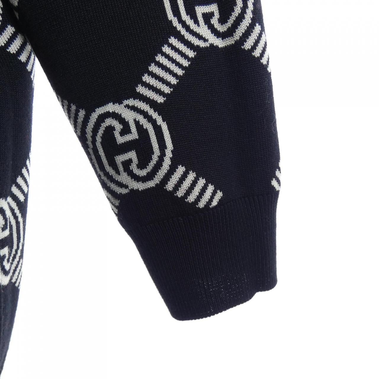 Gucci Interlocking Cardigan Black — view 6