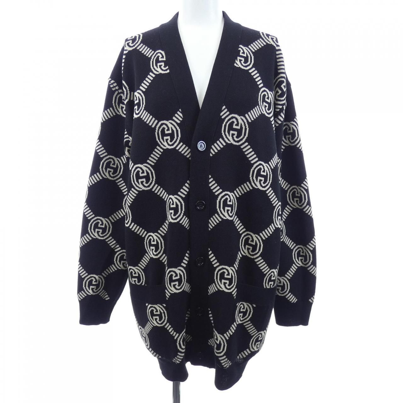Gucci Interlocking Cardigan Black