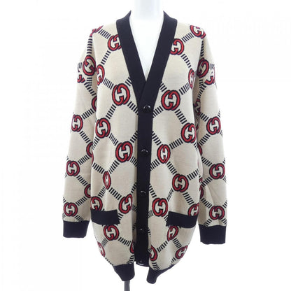 Gucci Interlocking Cardigan Black — view 7