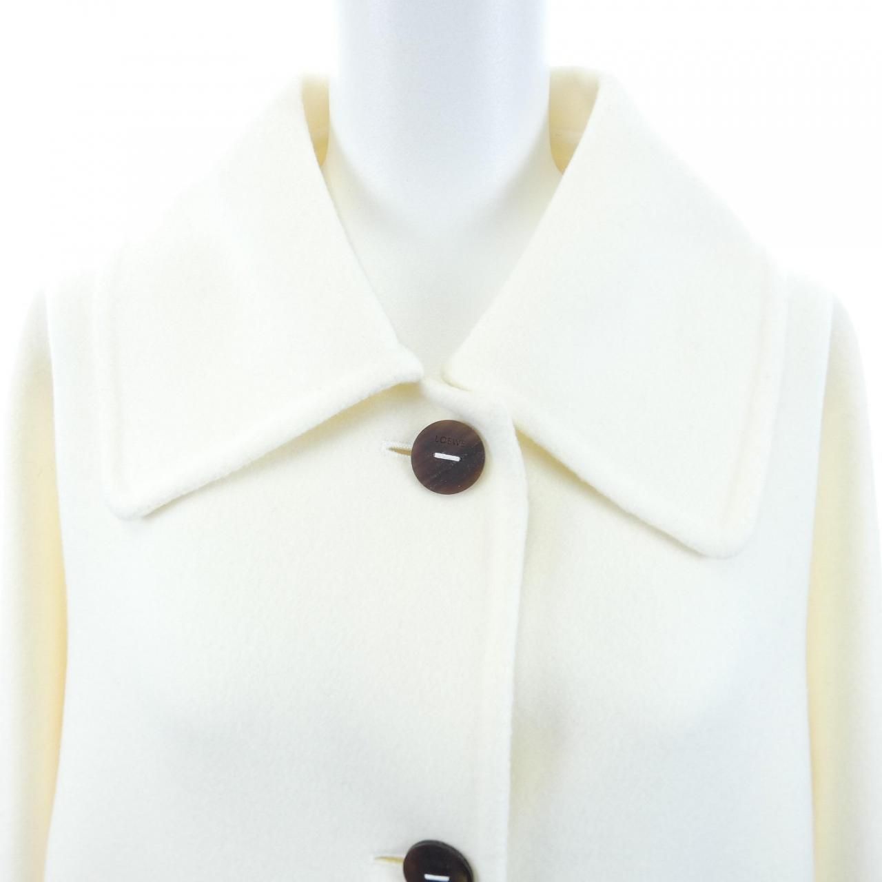 Loewe Anagram Coat White — view 6