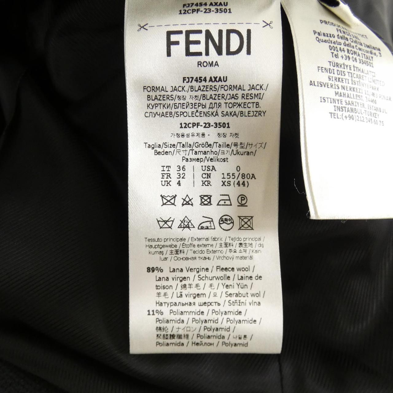 Fendi Axau Jacket Black — view 3
