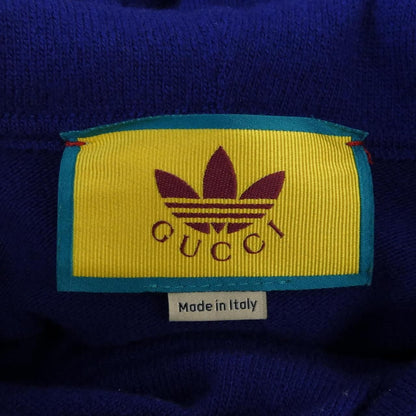 Gucci Adidas Hoodie Blue — view 4