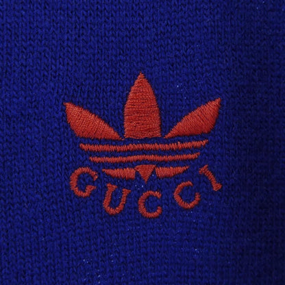 Gucci Adidas Hoodie Blue — view 7