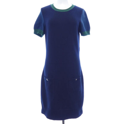 Chanel Turnlock Dress Navy