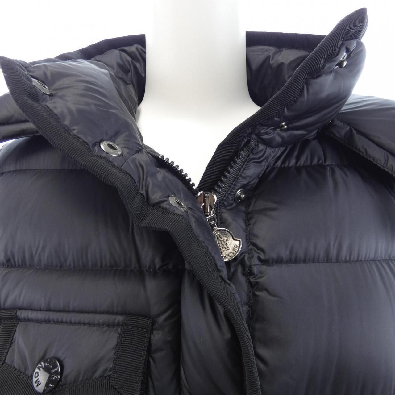 Moncler Hermine Down Jacket Coat — view 6
