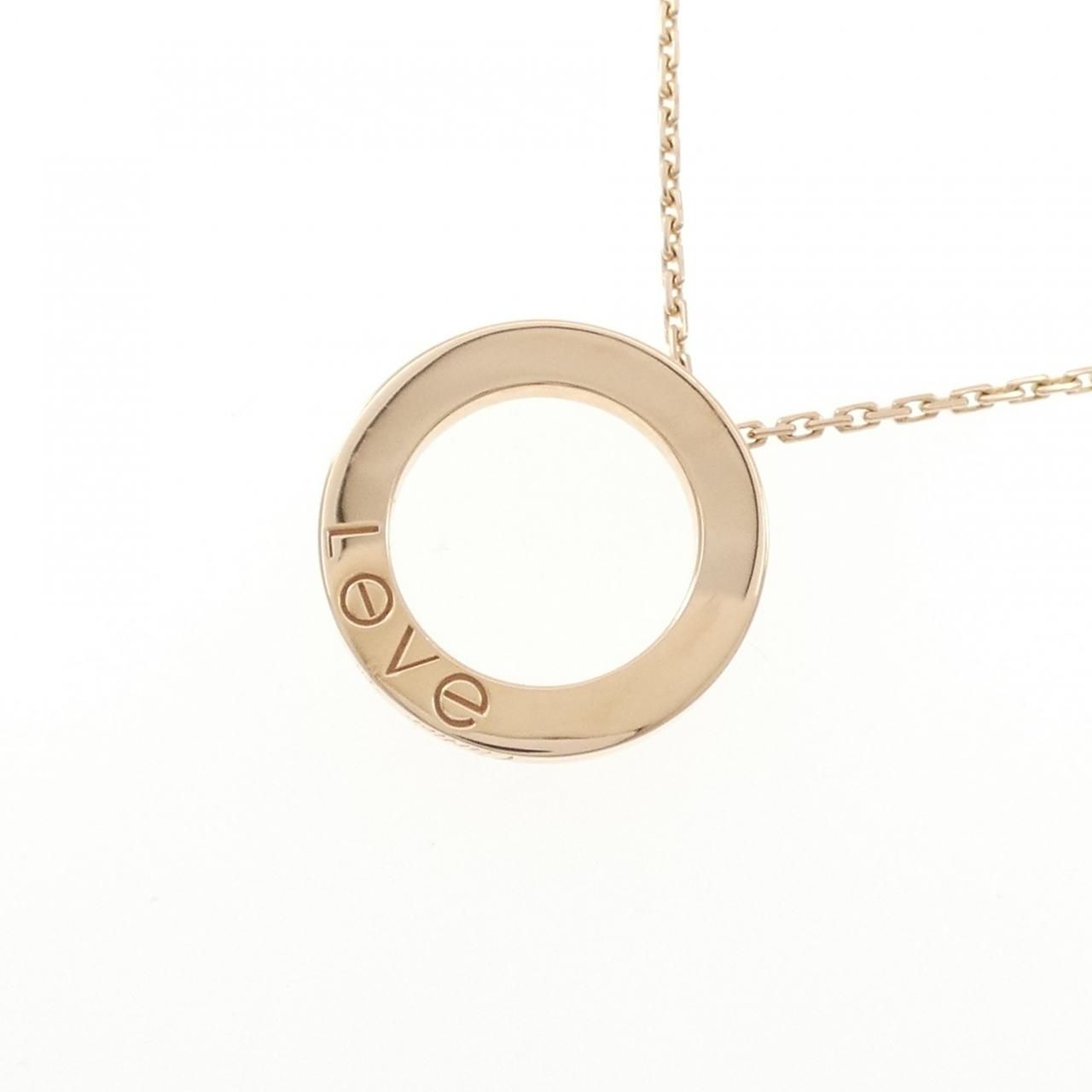Cartier Love Necklace Half Diamond — view 4