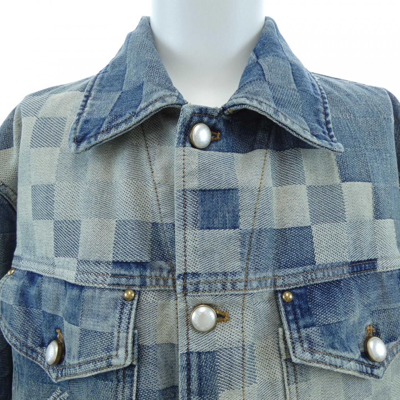Louis Vuitton Damier Classic Denim Jacket — view 5