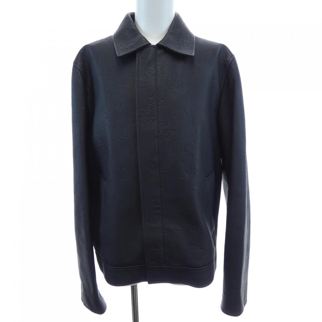 Louis Vuitton Damiesp Red Leather Jacket