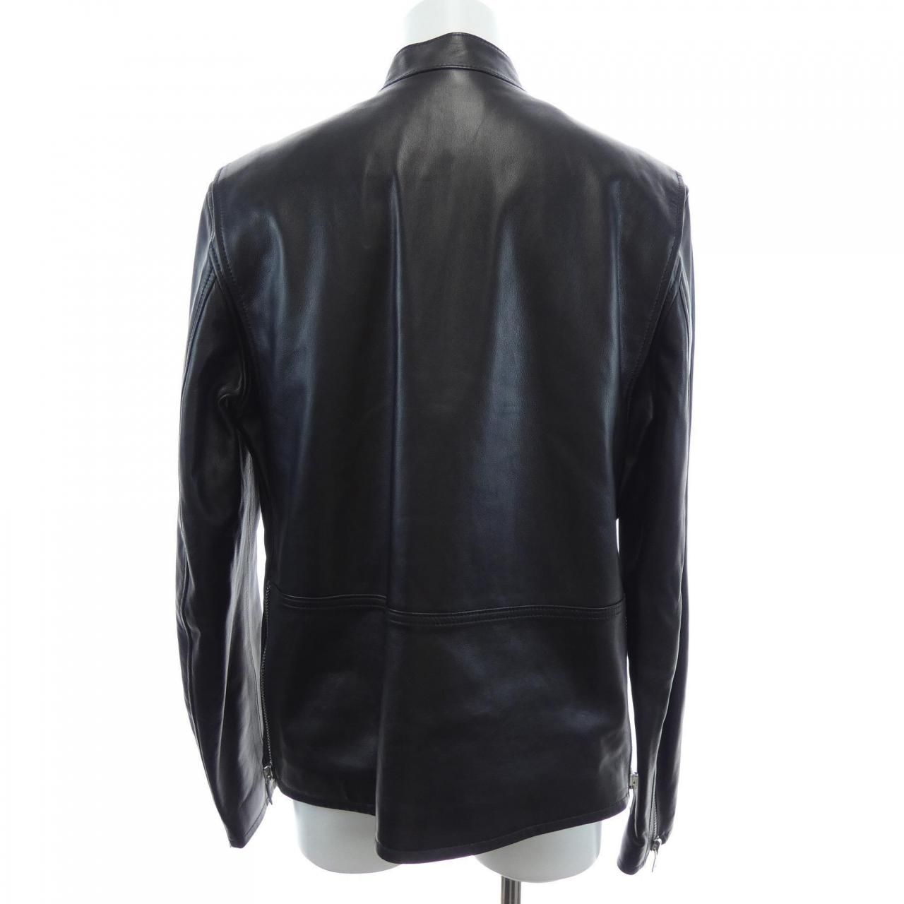 Saint Laurent Leather Rider's Jacket — view 2