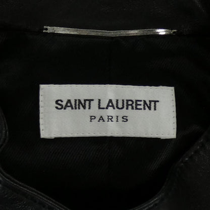 Saint Laurent Leather Rider's Jacket — view 4