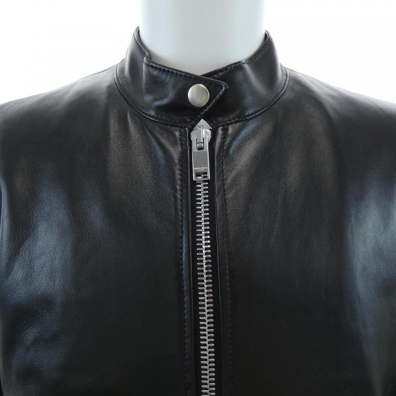 Saint Laurent Leather Rider's Jacket — view 5