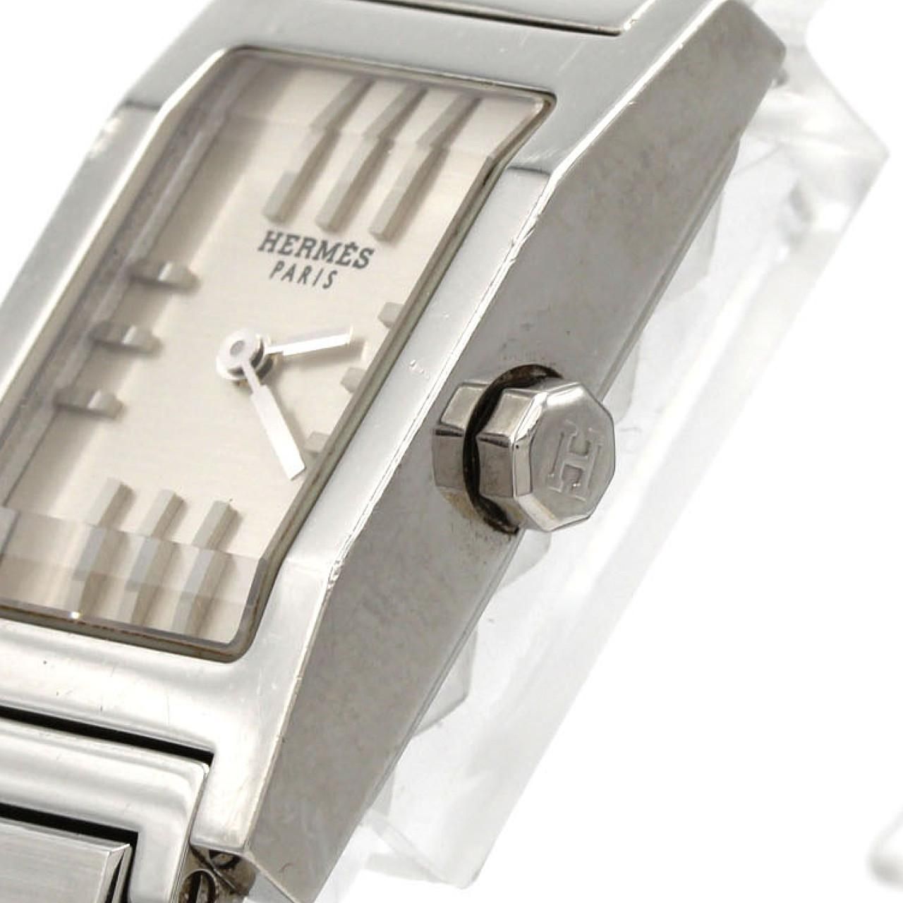 Hermes Tandem SS Quartz Watch — view 3