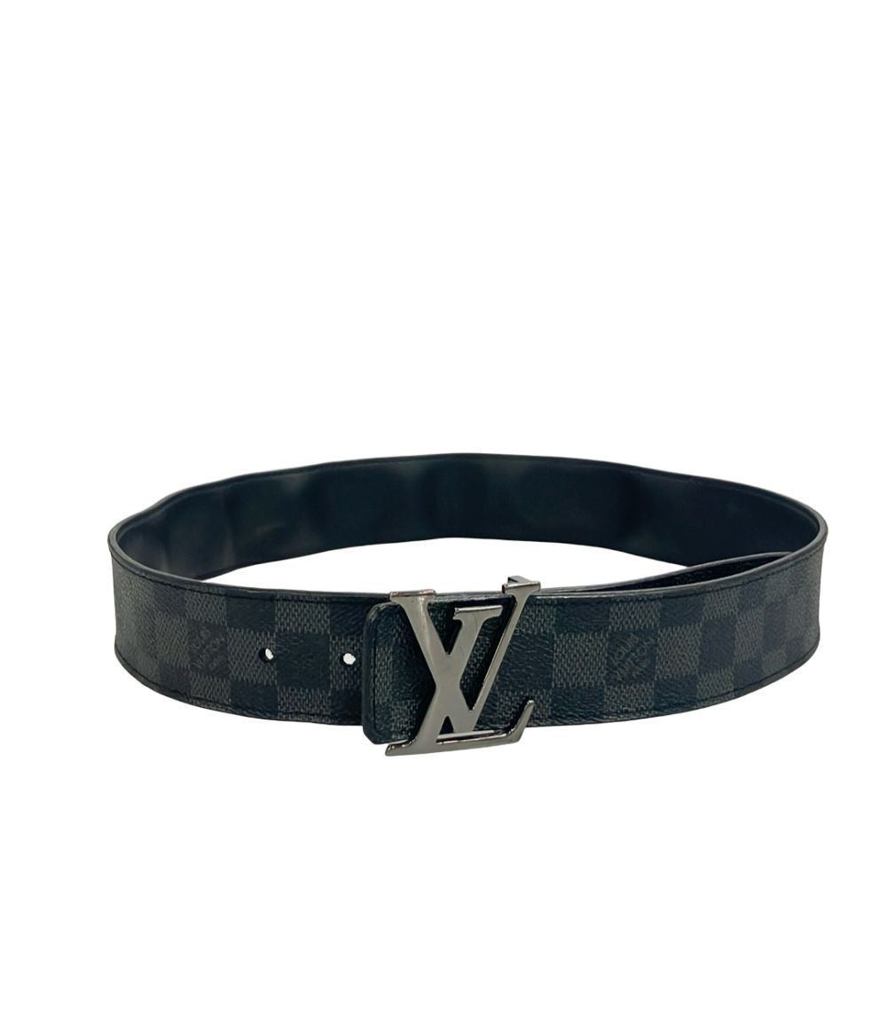 Louis Vuitton Belt Ceinture LV Initial 40 mm Riva Ciba Damier Graphite